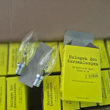 لمبات إضاءة هالوجين بشكل شمعة